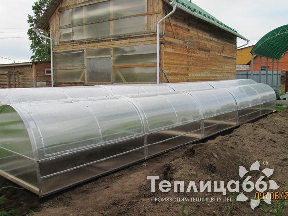 Парник Рада Бабочка под поликарбонат, ширина 1,3 метра